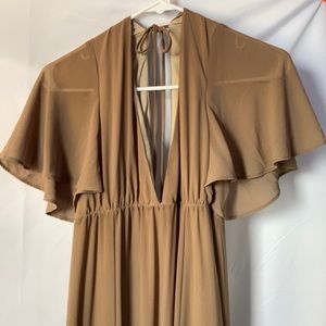 NWOT MuMu size L ankle length dress.